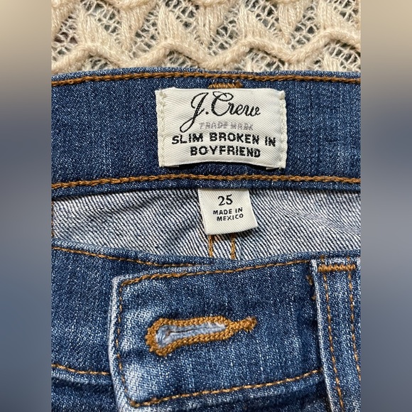 J crew slim broken in boyfriend jeans - Picture 3 of 6